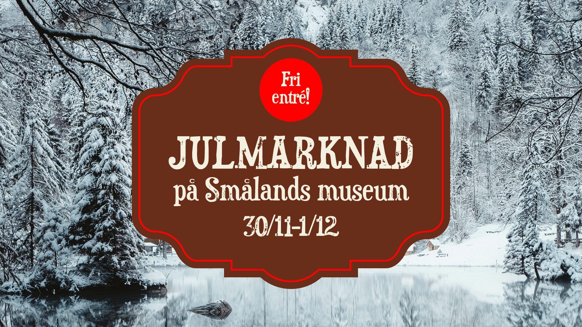 Julmarknad på Smålands museum